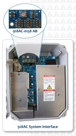 Morrison Brothers Co. 918AC, System Interface Expansion Module, 918AC expansion board for alarm system interface, Relay output expansion for industrial alarm systems, Configurable relay board for 918AC system, Alarm system relay expansion module, 918AC system interface accessory board. 