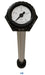 mechanical fuel tank level gauge, oil and water tank level indicator, generator tank liquid level gauge, IP67 fuel tank gauge for harsh environments, brass shaft mechanical gauge for fuel tanks, 
marine application fuel level gauge, easy-to-read dial tank gauge, NPT connection mechanical level gauge. Morrison Brothers Co. FIG 118