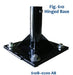 Morrison Brothers Co, 610, Standard Base, 610, Hinged Base, 610 Base, Reduces installation time, Inspection and service are easier and safer from grade level, 