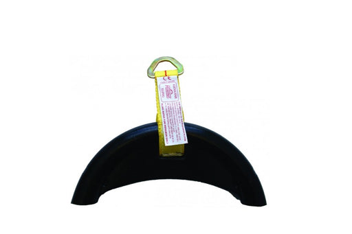 Morrison Brothers Co, 610BUN, Hosebun, The 610 hosebun is the proper way to cradle a hose while suspended, Protects the bending radius of the hose eliminating kinking, Easy to install. Hosebun: Urethane, Sling: Nylon. 