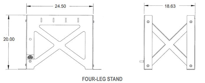 Morrison Brothers Co, 715, Remote Fill Box, Bottom Connection. 715 Series remote fill box, 10‑gallon capacity steel cabinet, powder‑coated white, 14‑gauge construction, sloped bottom with front drain, pad‑lockable door, grounding stud, vapor recovery brackets, 2‑ or 3‑inch NPT bottom connection, UL‑2583 and Florida DEP EQ‑787 approved