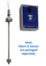 Morrison Brothers Co, Adjustable Level Sensor With Alarm, Alarm, Alarm Box, Sensor, Monitor Liquid Levels, Brass, Stainless Steel, Level Sensor In Liquids Storage Tanks, Activates Audible Alarm, 918S-924, 918-92S