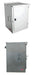 Morrison Brothers Co, 715, AST Remote Fill Box, On Wall. 715 Series 10‑gallon remote fill box, vented weatherproof lockable steel cabinet, 2‑inch and 3‑inch NPT or flange connections, sloped bottom with drain and hand pump, quick or dry disconnect options, vapor recovery compatible, powder‑coated or stainless steel construction, UL‑2583 approved.