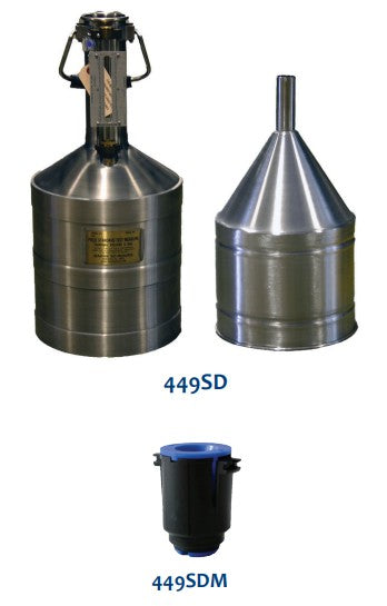 Morrison Brothers Co. 449SD, 449SDM, Diesel Exhaust Fluid calibration container, DEF meter verification tool, DEF calibration tank 5 gallon, Stainless steel DEF calibration container,  DEF dispensing accuracy verification. DEF misfiling prevention device, DEF protocol compliant calibration container, 
OIML R-120 DEF calibration equipment, 
NIST Handbook 105-3 DEF verification tool,  API standard DEF calibration tank. 