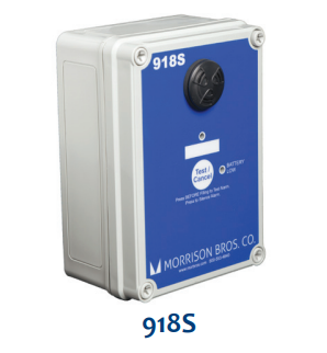 918 Series Alarm Box, Safe Audible Alarm and Visual Alarm Indication, 918S, 918D, 918Q, Visual Alarm Indicators Lights, Series Single,  Dual Series, Quad Series Channel Alarm Box, Lithium Battery Powered, Monitor Up To Four Sensor Signals, Compatible with Morrison 918 clock gauges and 924, 924LS, and 925 level sensors, Can be installed remote from gauge or level sensor, 90 dB audible alarm at 4 feet.