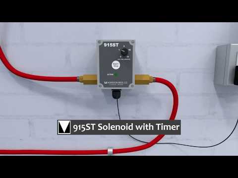 915 tank alarm system for automotive fluid monitoring, AC-powered tank alarm console with audible and visual alerts, Industrial tank alarm for oil, diesel, and automotive fluids, Two-channel tank alarm with configurable outputs, Tank level monitoring alarm for automotive service shops, Tank alarm control console with dual input channels, Configurable tank alarm console for fluid storage tanks, AC-powered tank alarm console with solenoid control, Industrial tank alarm console for automotive fluids.