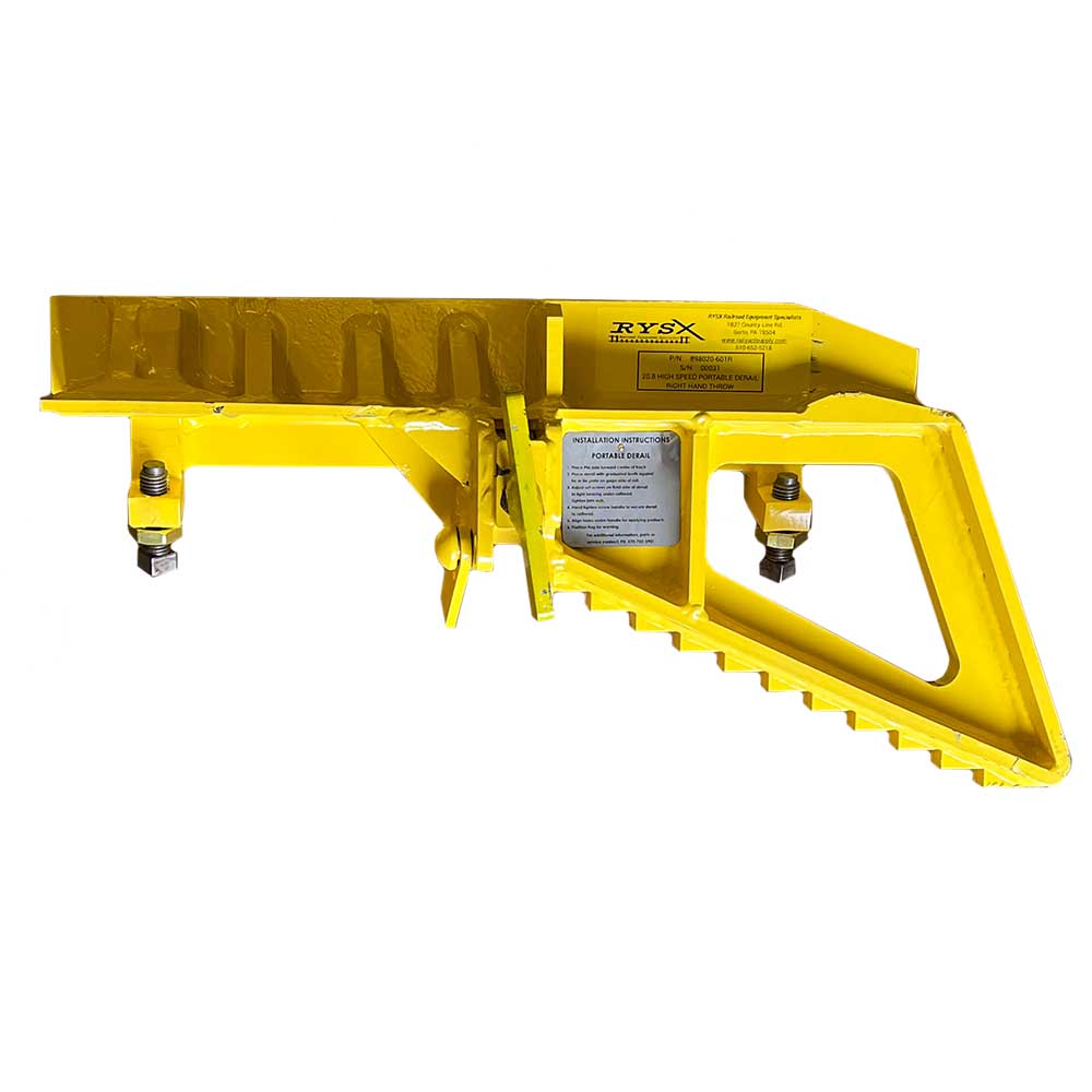 898020-601-00L Portable High Speed Derails, Yellow, Left Hand Throw, F ...