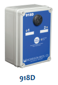 Morrison Bros 918D-1100 AA Dual Channel Tank Alarm Box, Battery Powered
