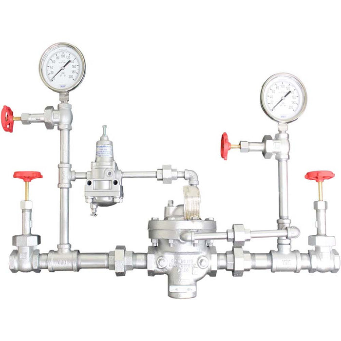 PRS-1 FRA Compliant Railroad Yard Air Pressure Regulator Stations for Rolling Stock Airbrakes