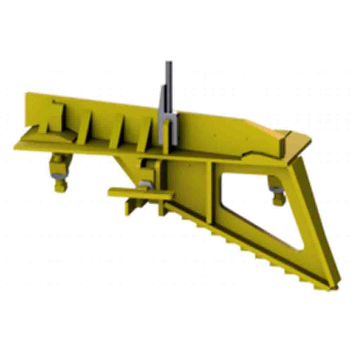 898020-601-02R Portable High Speed Derails, Yellow, Right Hand Throw, Orange Work Limits Flag Included