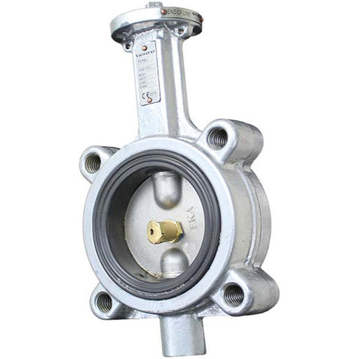 Valworx 3" butterfly valve with 10psi check valve used in fueling systems railyardsupply.com cwi
